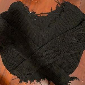 Off the shoulder sweater